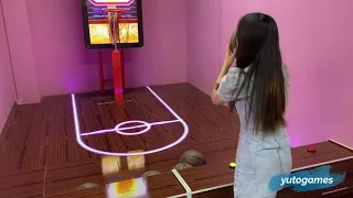 Indoor AR Basketball Interactive Projection Home Play Projector Interactive Sport Game Basketball