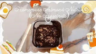 Homemade Almond Nutella (No Hazelnuts!)