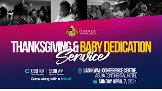 THANKSGIVING SERVICE || 7TH APRIL 2024 || FIRST SERVICE