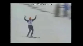 Mike Holland 186.0 m Planica 1985 (Without Commentary)