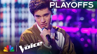 Tanner Massey Gives a Passionate Performance of Shontelle's "Impossible" | The Voice Playoffs | NBC