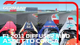 F1 2011 Blown Diffuser Mod | Assetto Corsa