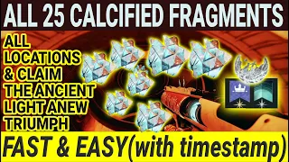 Destiny 2-All 25 Calcified Light Fragments For Ruinous Effigy