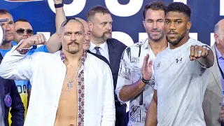 Oleksandr Usyk vs Anthony Joshua 2 • FULL WEIGH IN & FACE OFF • Matchroom Boxing | Jeddah