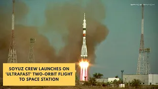 Expedition 64 Soyuz Launch and Docking to the ISS.