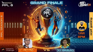 REAL CRICKET 24 : 🏆 IPL EDITION PPL SEASON 8 🏆,  GRAND FINALE 💙 JD BAIRAD VS 🧡 JETHU GODARA