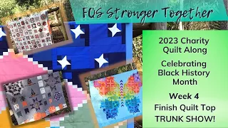 Stronger Together is finished and a Quilt Show!