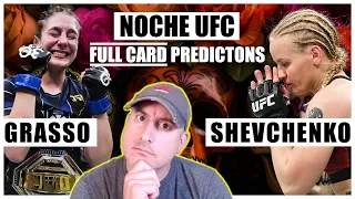 Noche UFC: Grasso vs. Shevchenko 2 FULL CARD Predictions and Bets