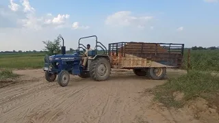 Farmtrac 35 champion pulling full loaded trolly