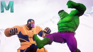 ✨헐크와 타노스의 피튀기는 싸움 EP02 [FOF 애니메이션] 💥Hulk Vs Thanos  Comic Fight Animation EP02 [FOF Animation]