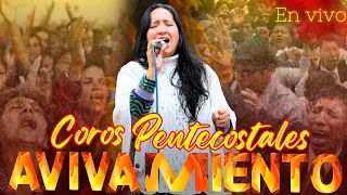 Coros y Alabanzas de AVIVAMIENTO Y FUEGO PENTECOSTÉS | 1 Hora de Júbilo #envivo | Nora Camargo