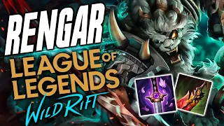 RENGAR (GUIA COMPLETA) PARA WILDRIFT!! | BUILD, RUNAS, HABILIDADES... 😼