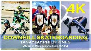 TAGAYTAY PHILIPPINES Downhill Skateboarding and Street Luge WORLD CHAMPIONSHIPS 2024 [4K HDR] 🇵🇭