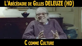 Gilles Deleuze's alphabet book: C as Culture