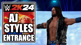 WWE 2K24 AJ Styles Entrance Cinematic