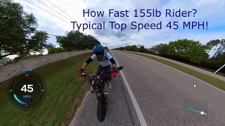 How Fast for a 155lb Rider? | 60V eBike Ride | The Billy Goat V2