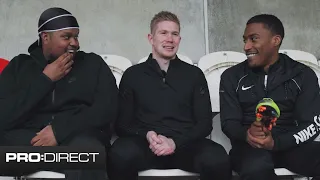 Kevin De Bruyne assisting Chunkz & Yung Filly with the Banter 🤣 | KDB Boots & Bants