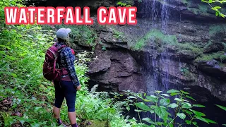 Hiking to Hidden Waterfall Cave in Whiteoak Sink (Great Smoky Mountains)