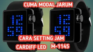 cara setting jam Cardiff M-1145