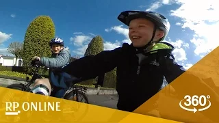 360-Grad-Video: So sicher ist Radfahren für Kinder in Kevelaer