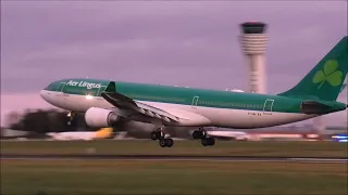 Windy Winter Planespotting at Dublin Airport