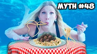 Busting 50 FOOD Myths in 50 Hours! ft. Rosanna Pansino