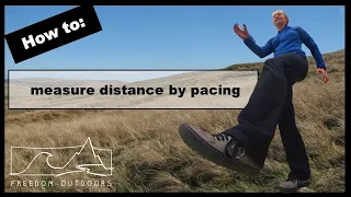 How to measure distance by pacing.