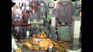 Lego hobbit sin sonido smaug ataca