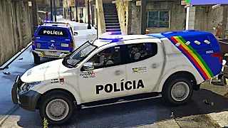 PATRULHAMENTO OSTENSIVO || NOVA MITSUBISHI L200 DA POLÍCIA DE PERNAMBUCO PMPE | GTA 5 VIDA POLICIAL