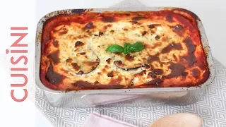 MOUSSAKA REZEPT | Auflauf mit Aubergine, Kartoffeln, Hackfleisch & Feta | einfach & lecker - CUISINI