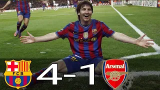 Barcelona vs Arsenal 4-1 Fox Sports (Relato Sebastian Vignolo) UCL 2010