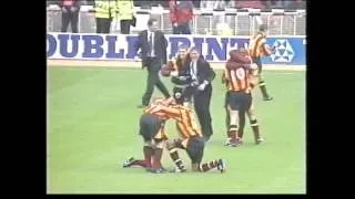 Highlights of Bradford City Vs Notts County in the Division 2 Play-Off Final, Wembley, 26th May 1996