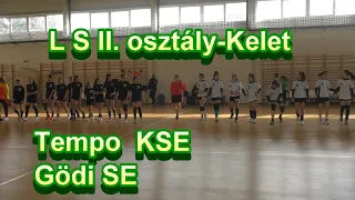 2022- 02- 20 Tempo KSE- Gödi SE 12. forduló Leány Serdülő II osztály Kelet