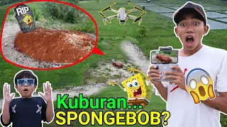 DRONE MENANGKAP NAMPAK KUBUR4N SPONGEB0B DI BELAKANG RUMAH ARIK? SEDIH BANGET! | Mikael TubeHD