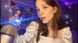 💞 ASMR РАССЛАБЛЕНИЕ ФОНАРИК 💞* неразборчивый шепот, звуки рук, скретчинг*