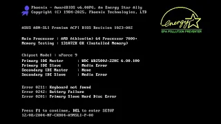 BIOS Boot Sequence from 1999 into Windows 95 @VIVRE-MOTION