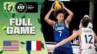 France v USA | Women | Full Game | Crelan FIBA 3x3 World Cup 2022