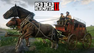 16 - ROUBAMOS uma CARROAGEM - O Domador de Cavalos - Red Dead Redemption 2