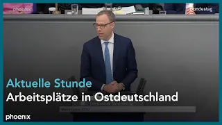 Aktuelle Stunde – Arbeitsplätze in Ostdeutschland am 12.04.24