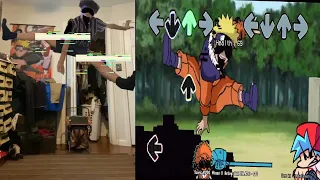 Friday Night Funkin' VS Corrupted NARUTO Glitch In Real Life (FNF IRL)