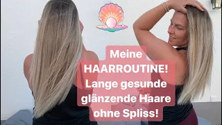 Meine HAARROUTINE! Nur alle 7 Tage Haare waschen?! Kein Spliss?! Alle Tipps und Tricks!