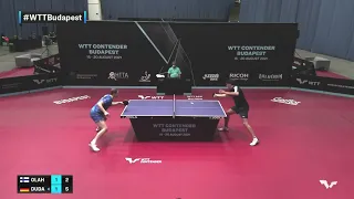 Benedek Olah X Benedikt Duda WTT Contender Budapest 2021