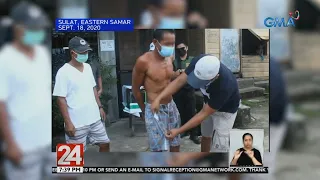 24 Oras: Kampo ng lalaking nahulihan ng umano'y shabu, iginiit na tanim-droga ang nangyari