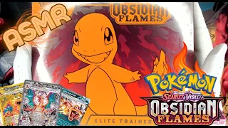 #ASMR | 🔥 Pokémon Obsidian Flames Elite Trainer Box 🔥