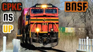 TOTAL TRAIN MADNESS 7! Train action featuring meets, B40-8Ws, NS, H1 leader, ACU, EMD duo, and more!