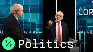 Boris Johnson, Jeremy Corbyn Spar in U.K. Election Debate