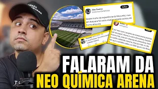 TORCEDORES DO SANTOS SOBRE A NEO QUÍMICA ARENA