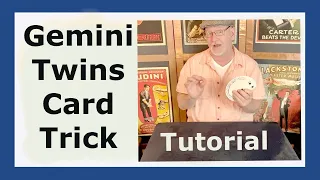Gemini Twins Card Trick Prediction  Self Working Card Trick  Tutorial