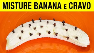 Misture BANANA e CRAVO e Veja o que ACONTECE com Você! (Use Assim)