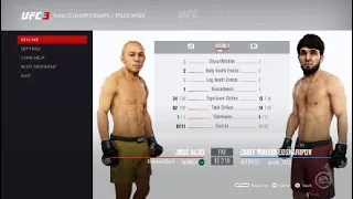 EA UFC 3 Jose Aldo Showcase